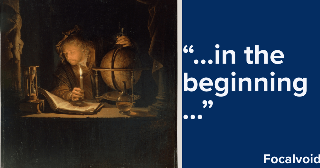 Classical painting — contemplation and the beginning of Focalvoid